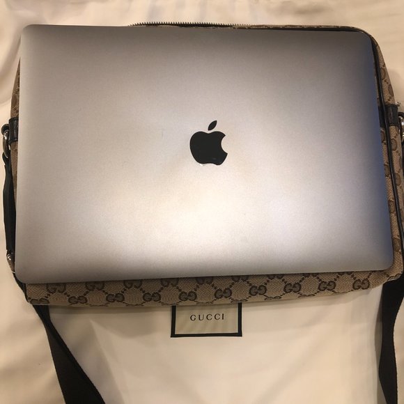 Gucci GG Monogram Canvas Messenger Bag in Beige NEW WITH DUST BAG - Picture 6 of 6